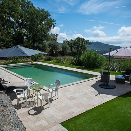 Ma Cardaline Avec Piscine Et Vue Avec 3 Pour 6 Personnes Classe 3 Etoiles * Le Castellet (Var)